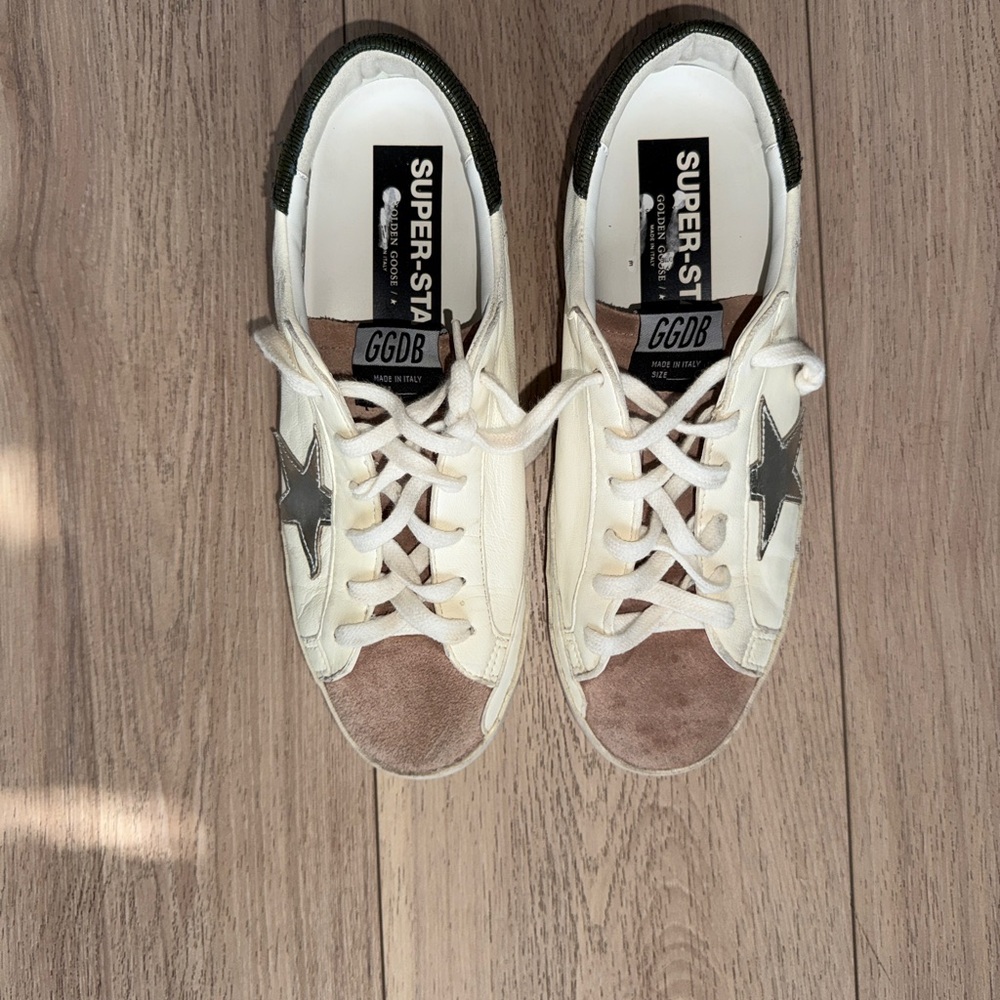 Golden Goose Pink and Silver Star- size 40